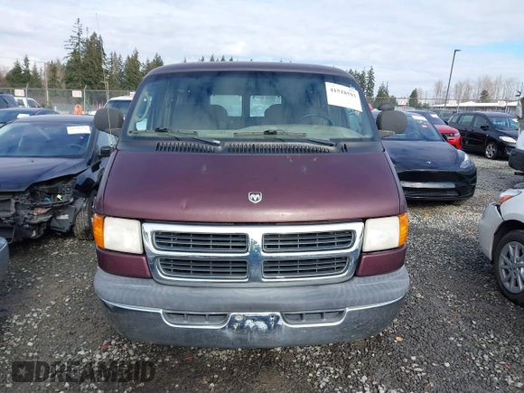 2001 Dodge Cargo Conversion with VIN 2B6HB11Y11K542977, listed as a IAAI auction lot 41518593 with 135,125 mi miles. Bid and sale history available at carsss.com. Image 12.