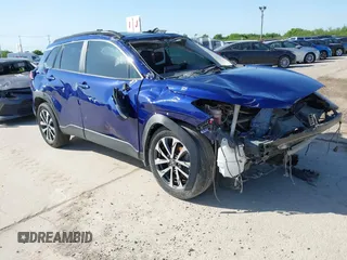 2022 Toyota Corolla Cross XLE with VIN 7MUDAAAG8NV027585, listed as a IAAI auction lot 41781177 with 36,841 mi miles and . Bid and sale history available at DreamBid. Image 1.
