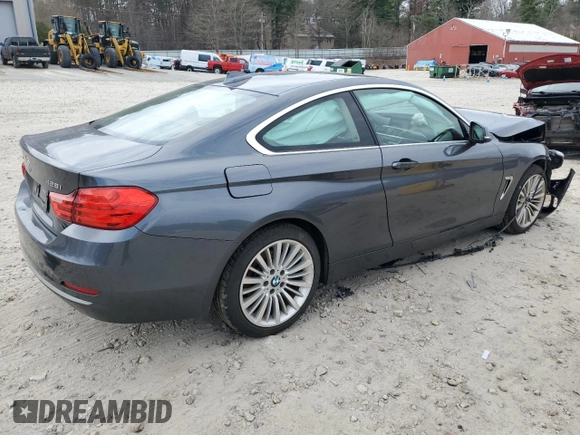 2015 BMW 4 Series 428i xDrive z VIN WBA3N9C55FK246501, wystawiony jako Copart lot #50233985 z przebiegiem 139 234 mil mil oraz Czysty tytuł • Clean title. Historia ofert i sprzedaży dostępna na DreamBid. Obrazek 3.