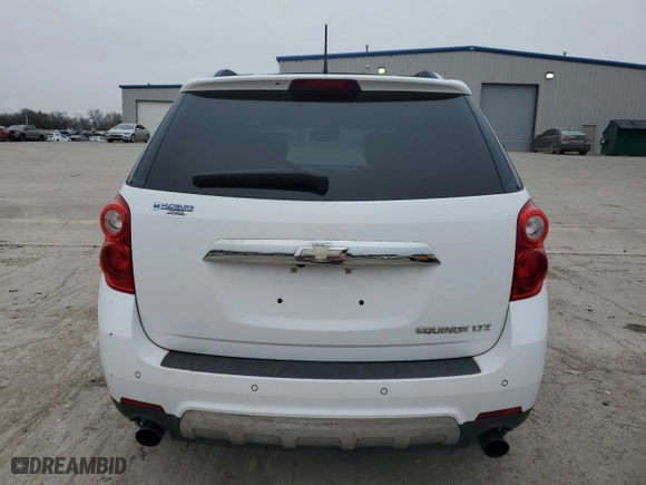 2010 Chevrolet Equinox LTZ with VIN 2CNFLFEY5A6208124, listed as a Copart auction lot 44129195 with 93,477 mi miles and Clean Title. Bid and sale history available at carsss.com. Image 6.