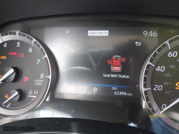 2022 Toyota Highlander XLE with VIN 5TDHZRBH2NS257729, listed as a IAAI auction lot 41580650 with 63,394 mi miles. Bid and sale history available at carsss.com. Image 7.