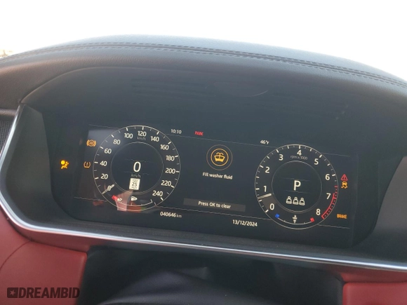 2019 Land Rover Range Rover Sport HST with VIN SALWS2SU6KA864069, listed as a Copart auction lot 85049564 with 40,646 mi miles and Salvage Title. Bid and sale history available at carsss.com. Image 9.