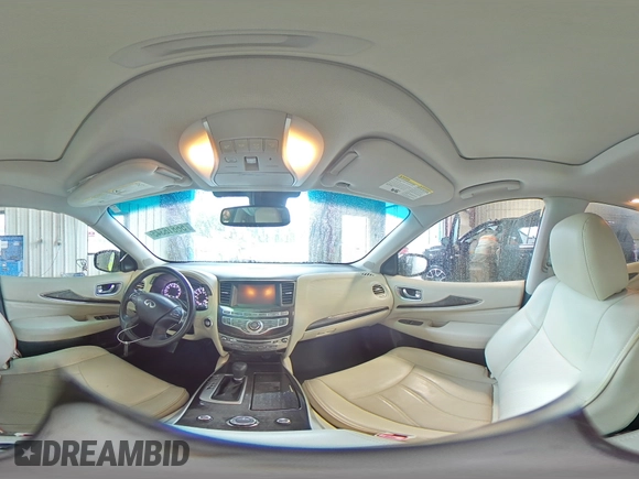 2015 Infiniti QX60 with VIN 5N1AL0MM6FC556695, listed as a Copart auction lot 56818345 with 139,502 mi miles and Salvage title. Bid and sale history available at DreamBid. Image 14.