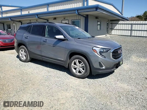2020 GMC Terrain SLE with VIN 3GKALMEV5LL346726, listed as a Copart auction lot 49585745 with 41,554 mi miles and Salvage Title. Bid and sale history available at DreamBid. Image 12.