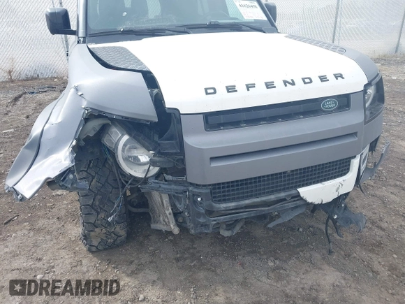 2022 Land Rover Defender S with VIN SALEJERX0N2075186, listed as a IAAI auction lot 41626458 with 79,500 mi miles and . Bid and sale history available at DreamBid. Image 6.