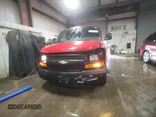 2013 Chevrolet Express Cargo Van with VIN 1GCSGAFX1D1182919, listed as a Copart auction lot 81385094 with 100,338 mi miles and Salvage Title. Bid and sale history available at carsss.com. Image 14.