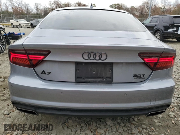 2017 Audi A7 Premium Plus z VIN WAUW2AFC3HN125808, wystawiony jako Copart lot #81221854 z przebiegiem 70 842 mil mil oraz Szkoda całkowita • Salvage title. Historia ofert i sprzedaży dostępna na DreamBid. Obrazek 6.