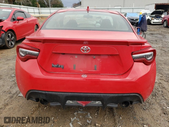 2017 Toyota 86 with VIN JF1ZNAA19H9705026, listed as a Copart auction lot 85244794 with 154,843 mi miles and Salvage Title. Bid and sale history available at carsss.com. Image 6.