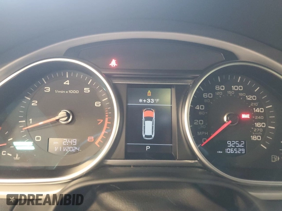 2015 Audi Q7 3.0T S line Prestige with VIN WA1DGBFE9FD023641, listed as a Copart auction lot 37717124 with 106,529 mi miles. Bid and sale history available at carsss.com. Image 9.