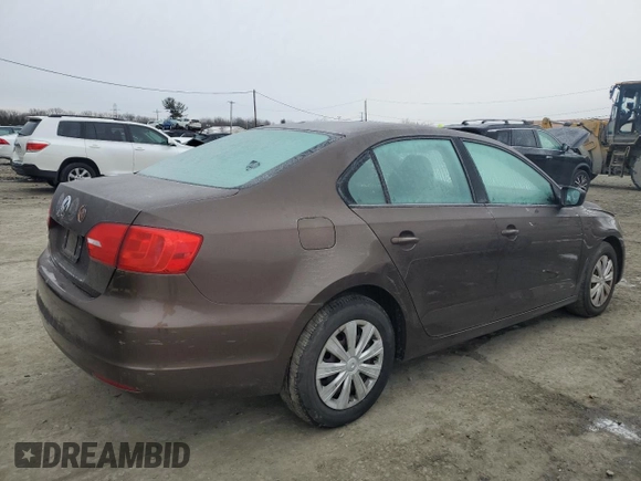 2011 Volkswagen Jetta Sedan S with VIN 3VW1K7AJ3BM398199, listed as a Copart auction lot 44574305 with 115,879 mi miles and Salvage Title. Bid and sale history available at carsss.com. Image 3.