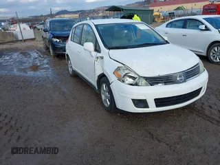 2008 Nissan Versa 1.8 S with VIN 3N1BC13E18L460203, listed as a IAAI auction lot 41501680 with 149,202 mi miles. Bid and sale history available at carsss.com. Image 1.
