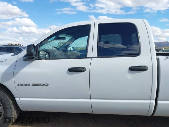 2003 Dodge 2500 ST with VIN 3D7KA28C83G716621, listed as a IAAI auction lot 41792798 with 184,830 mi miles. Bid and sale history available at carsss.com. Image 14.