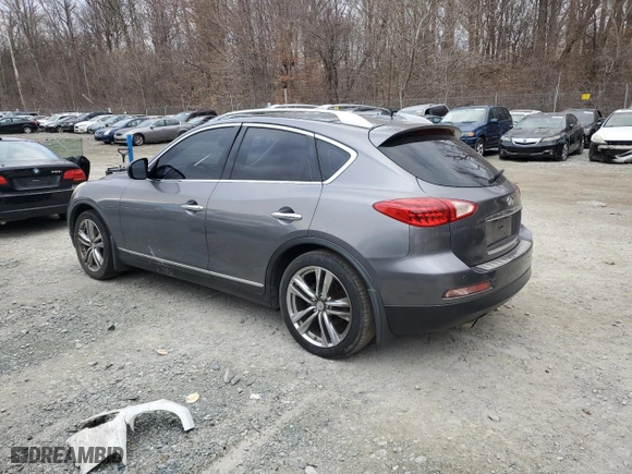 2012 Infiniti EX35 Journey with VIN JN1AJ0HR5CM450926, listed as a Copart auction lot 46270335 with 0 mi miles and Salvage Title. Bid and sale history available at carsss.com. Image 2.