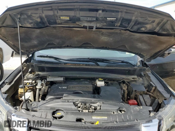 2018 Nissan Pathfinder SV with VIN 5N1DR2MM9JC605775, listed as a Copart auction lot 57074025 with 157,760 mi miles and Salvage title. Bid and sale history available at DreamBid. Image 12.