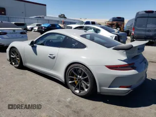 2018 Porsche 911 GT3 with VIN WP0AC2A95JS177170, listed as a Copart auction lot 60147504 with 7,925 mi miles and Clean Title. Bid and sale history available at DreamBid. Image 2.