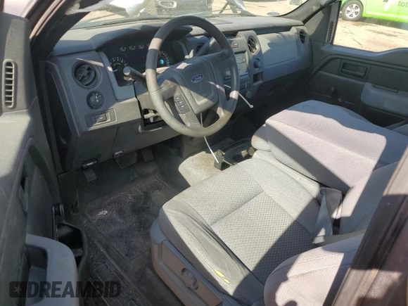 2012 Ford F-150 XL with VIN 1FTMF1CM2CKD06145, listed as a Copart auction lot 52565295 with 57,133 mi miles and Salvage Title. Bid and sale history available at carsss.com. Image 8.