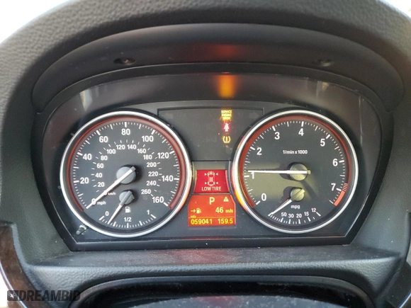 2011 BMW 3 Series 328i with VIN WBAPH5G50BNM75303, listed as a Copart auction lot 41515415 with 59,041 mi miles and Salvage Title. Bid and sale history available at carsss.com. Image 9.