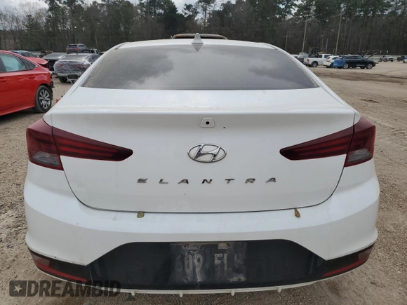 2020 Hyundai Elantra SEL with VIN 5NPD84LF7LH505798, listed as a Copart auction lot 46930335 with 101,241 mi miles and Salvage Title. Bid and sale history available at carsss.com. Image 6.