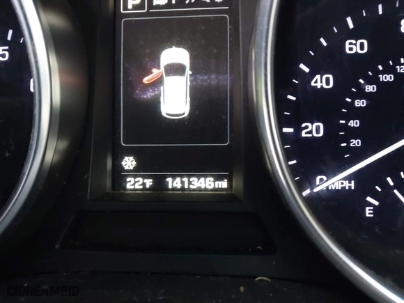 2018 Hyundai Santa Fe Sport 2.4L with VIN 5NMZUDLB1JH077588, listed as a IAAI auction lot 41606650 with 141,346 mi miles. Bid and sale history available at carsss.com. Image 15.