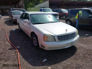 2001 Cadillac DeVille with VIN 1G6KD54Y91U294859, listed as a IAAI auction lot 41929465 with 142,348 mi miles. Bid and sale history available at carsss.com. Image 1.
