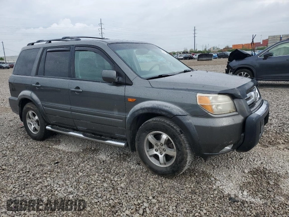 2007 Honda Pilot EX-L with VIN 2HKYF18507H534667, listed as a Copart auction lot 53900035 with 248,273 mi miles and Salvage Title. Bid and sale history available at carsss.com. Image 4.
