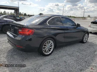 2015 BMW 2 Series 228i with VIN WBA1F5C5XFV256016, listed as a Copart auction lot 62587715 with 120,651 mi miles and Clean title. Bid and sale history available at DreamBid. Image 3.