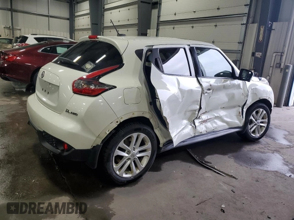2016 Nissan Juke S with VIN JN8AF5MV2GT658597, listed as a Copart auction lot 85207504 with 176,113 mi miles and Salvage Title. Bid and sale history available at carsss.com. Image 3.