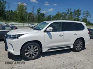 2017 Lexus LX 570 with VIN JTJHY7AX6H4230935, listed as a Copart auction lot 66151045 with 121,655 mi miles and Clean title. Bid and sale history available at DreamBid. Image 1.