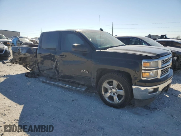 2015 Chevrolet Silverado 1500 LT with VIN 3GCPCREC0FG421086, listed as a Copart auction lot 48220245 with 153,566 mi miles and Salvage Title. Bid and sale history available at DreamBid. Image 4.