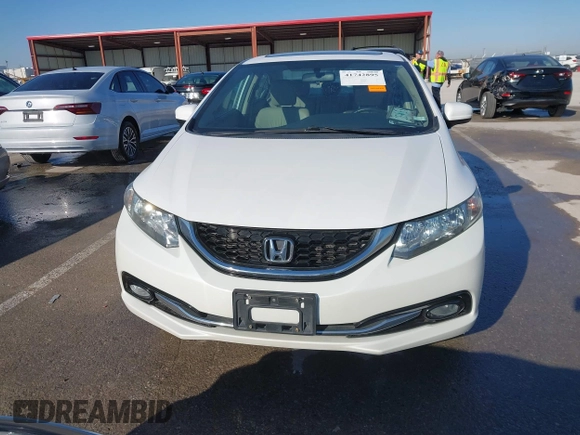 2015 Honda Civic Sedan EX-L with VIN 19XFB2F90FE252613, listed as a IAAI auction lot 41742895 with 88,778 mi miles. Bid and sale history available at carsss.com. Image 12.
