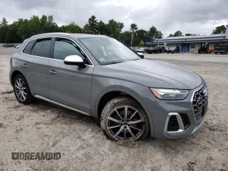 2022 Audi SQ5 Premium Plus with VIN WA1B4AFY0N2031321, listed as a Copart auction lot 72514524 with 30,831 mi miles and Salvage Title. Bid and sale history available at DreamBid. Image 4.