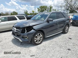 2016 Mercedes-Benz GLE 350 with VIN 4JGDA5HB2GA703925, listed as a Copart auction lot 59176865 with 89,376 mi miles and Salvage title. Bid and sale history available at DreamBid. Image 1.