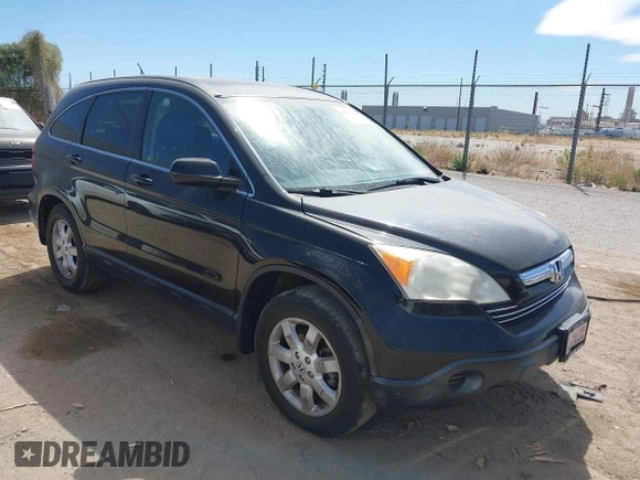 2009 Honda CR-V EX-L with VIN JHLRE48739C016709, listed as a IAAI auction lot 42071216 with 206,914 mi miles and . Bid and sale history available at carsss.com. Image 1.