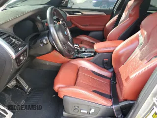 2021 BMW X3 M with VIN 5YMTS0C04M9F07868, listed as a Copart auction lot 44930305 with 0 mi miles and Salvage Title. Bid and sale history available at carsss.com. Image 7.