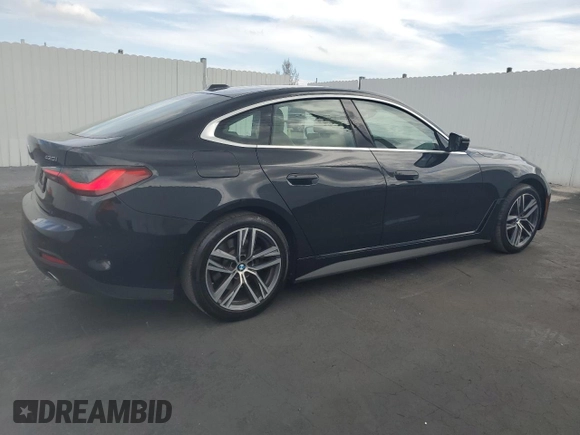 2024 BMW 4 Series 430i with VIN WBA63AV00RFR28608, listed as a Copart auction lot 71856304 with 23,799 mi miles and Clean Title. Bid and sale history available at DreamBid. Image 3.