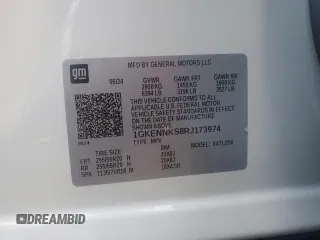 2024 GMC Acadia AWD Elevation z VIN 1GKENNKS8RJ173974, wystawiony jako Copart lot #75293634 z przebiegiem Nie podano mil oraz Nie do naprawy. Historia ofert i sprzedaży dostępna na DreamBid. Obrazek 13.