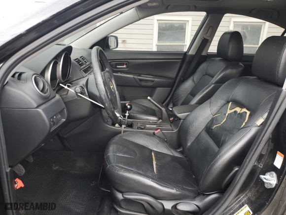 2007 Mazda Mazda3 s Touring with VIN JM1BK323771715471, listed as a Copart auction lot 46475225 with 253,571 mi miles and Salvage Title. Bid and sale history available at carsss.com. Image 7.