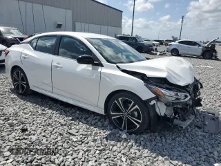 2022 Nissan Sentra SR with VIN 3N1AB8DV7NY272368, listed as a Copart auction lot 52695165 with 27,830 mi miles and Non Repairable. Bid and sale history available at carsss.com. Image 4.
