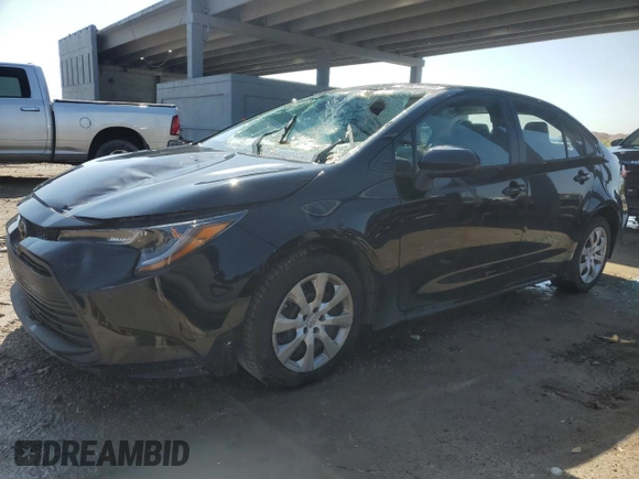 2023 Toyota Corolla LE with VIN 5YFB4MDE2PP024200, listed as a Copart auction lot 49831725 with 25,698 mi miles and Salvage Title. Bid and sale history available at DreamBid. Image 1.