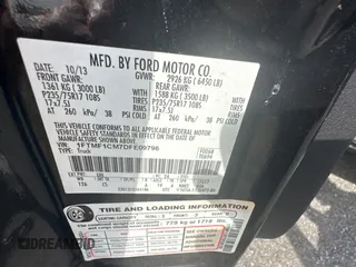 2013 Ford F-150 XL with VIN 1FTMF1CM7DFE09796, listed as a Copart auction lot 86871264 with 67,872 mi miles and Clean title. Bid and sale history available at DreamBid. Image 10.
