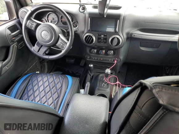 2017 Jeep Wrangler Unlimited Sport with VIN 1C4HJWDG3HL542066, listed as a Copart auction lot 62637435 with Not provided miles and Salvage title. Bid and sale history available at DreamBid. Image 8.