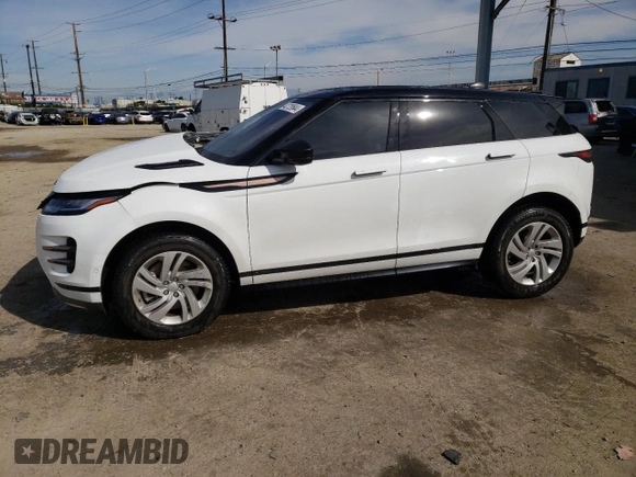 2021 Land Rover Range Rover Evoque R-Dynamic S with VIN SALZT2FX6MH135000, listed as a Copart auction lot 42729544 with 32,997 mi miles. Bid and sale history available at carsss.com. Image 1.