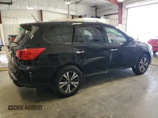 2017 Nissan Pathfinder Platinum with VIN 5N1DR2MM0HC680259, listed as a Copart auction lot 61242585 with 126,562 mi miles and Clean title. Bid and sale history available at DreamBid. Image 3.