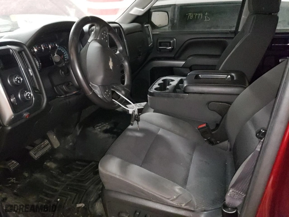 2016 Chevrolet Silverado 1500 LT with VIN 1GCVKREH4GZ423012, listed as a Copart auction lot 46349635 with 81,875 mi miles and Salvage Title. Bid and sale history available at carsss.com. Image 7.