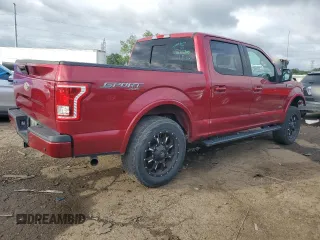 2017 Ford F-150 XL with VIN 1FTEW1EP1HFA32660, listed as a Copart auction lot 61466995 with 213,950 mi miles and Salvage title. Bid and sale history available at DreamBid. Image 3.