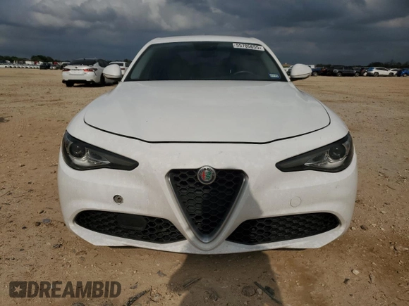 2019 Alfa Romeo Giulia with VIN ZARFAMAN9K7607068, listed as a Copart auction lot 55705655 with 97,939 mi miles and Clean title. Bid and sale history available at DreamBid. Image 5.