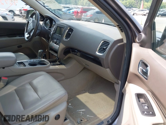 2013 Dodge Durango Crew with VIN 1C4RDJDG0DC693522, listed as a IAAI auction lot 42722229 with 138,585 mi miles and . Bid and sale history available at DreamBid. Image 5.