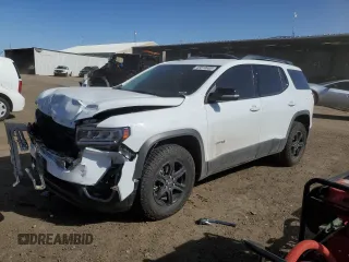 2021 GMC Acadia AT4 with VIN 1GKKNLLS1MZ235926, listed as a Copart auction lot 45810655 with 65,019 mi miles and Salvage Title. Bid and sale history available at carsss.com. Image 1.