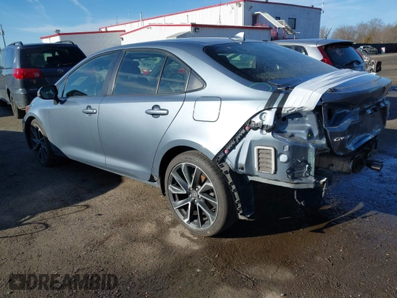 2021 Toyota Corolla SE with VIN JTDP4MCE3MJ054037, listed as a IAAI auction lot 41513459 with 67,250 mi miles. Bid and sale history available at carsss.com. Image 3.