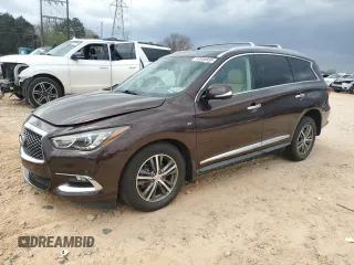 2019 Infiniti QX60 Luxe with VIN 5N1DL0MM8KC517971, listed as a Copart auction lot 49508895 with 80,007 mi miles and Salvage Title. Bid and sale history available at DreamBid. Image 1.